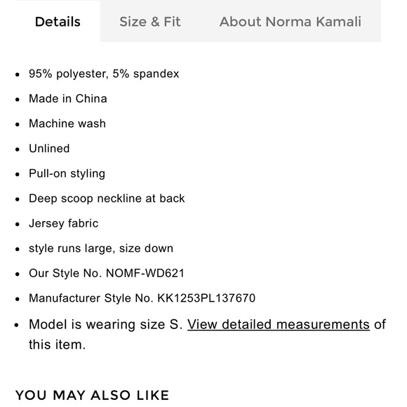 Norma Kamali Sleeveless Low-Back
Slip Fishtail Gown - Size S - Picture 13 of 16